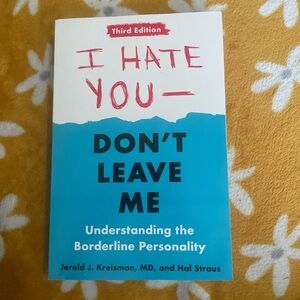 I Hate You—Don't Leave Me Paperback Book - Teal & White Cover